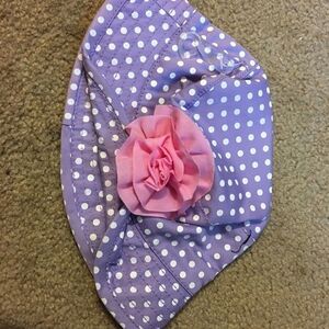 Kid Connection Infant Purple w/white polka dot